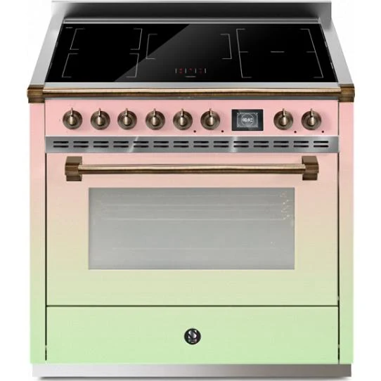 Steel Ascot cuisinière à induction de 36 pouces avec 5 zones AQY9S-5FI-XXX