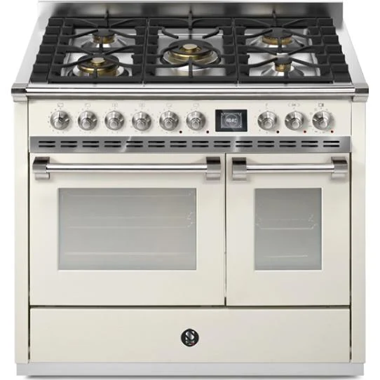 Steel Ascot cuisinière à biénergie de 40 pouces avec 5 brûleurs AQY10SF-4M-NA-N