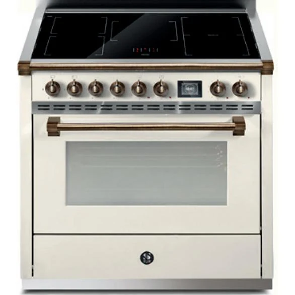Steel Ascot cuisinière à induction de 36 pouces avec 5 zones AQY9S-5FI-NA-B