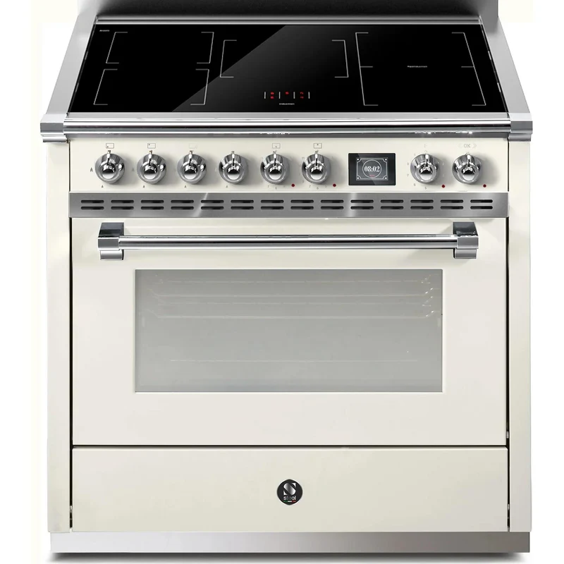 Steel Ascot cuisinière à induction de 36 pouces avec 5 zones AQY9S-5FI-NA-C