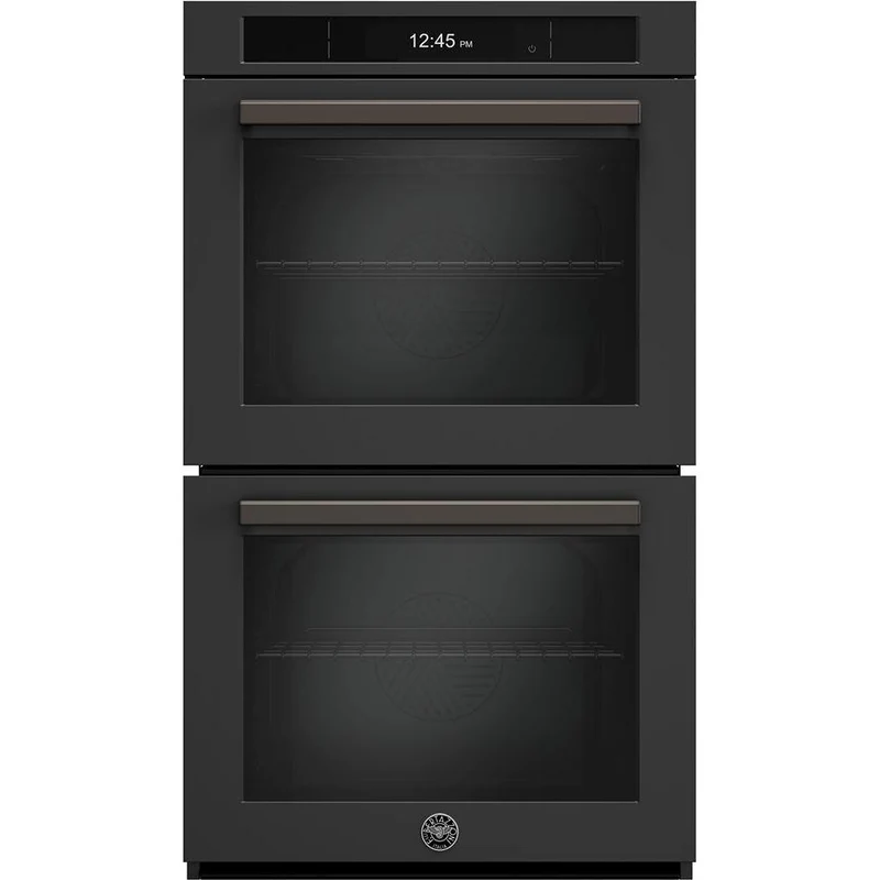 Bertazzoni Four mural double encastré de 30 pouces, 9,6 pi. cu. avec Bertazzoni Assistant FPRO30FDVTC