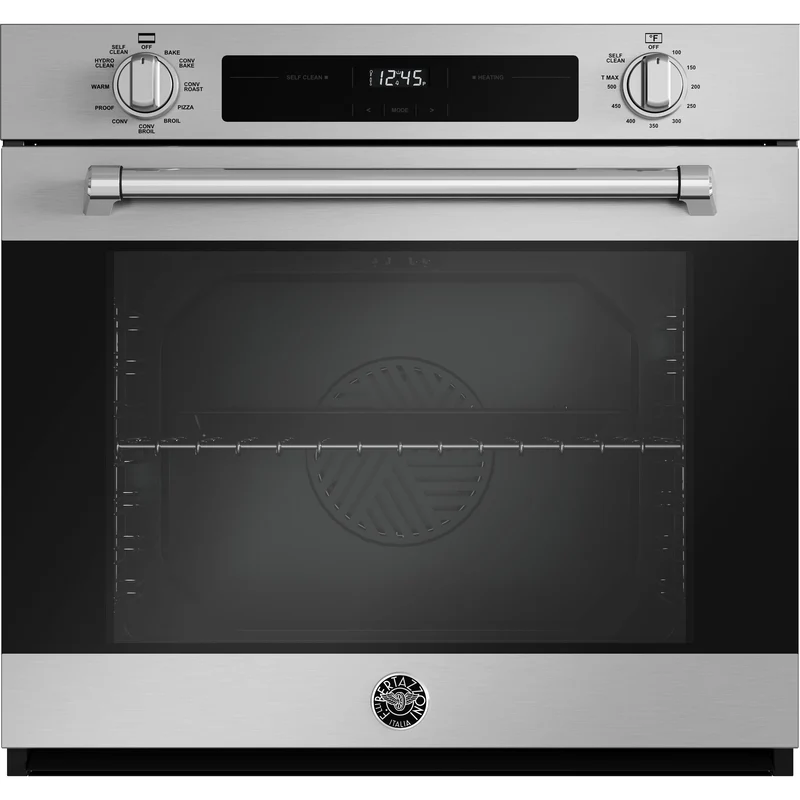 Bertazzoni Four mural encastré simple de 30 pouces, 4,8 pi. cu. avec technologie convection FMAS30FSSKX