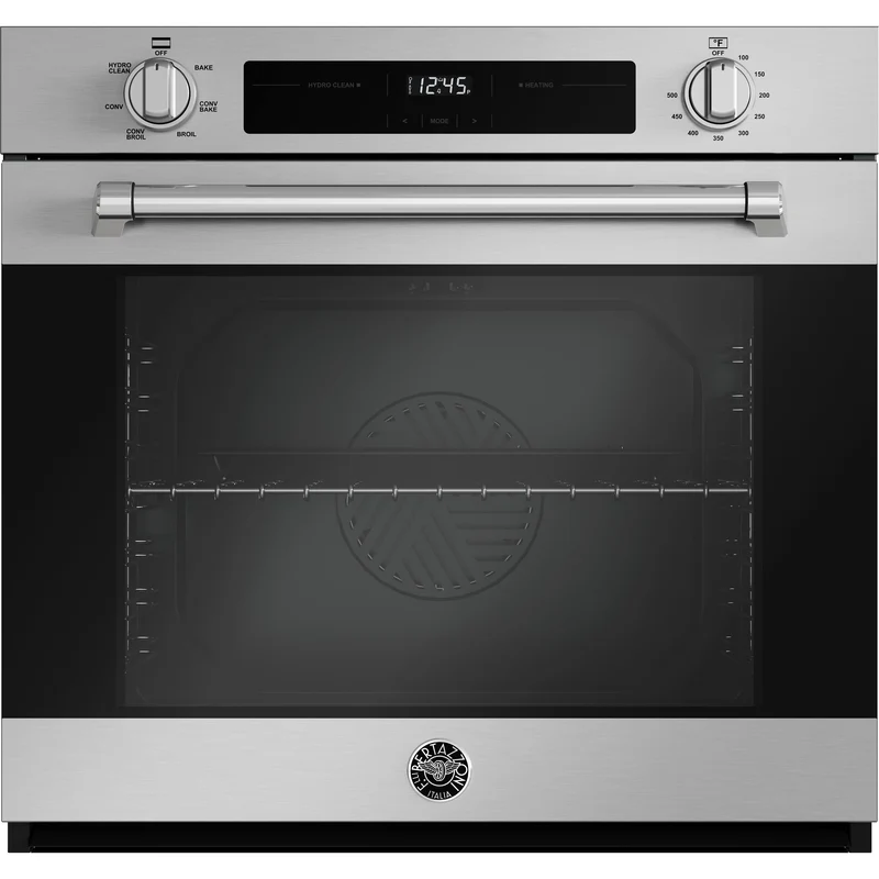 Bertazzoni Four mural encastré simple de 30 pouces, 4,8 pi. cu. avec technologie convection FMAS30FSMKX