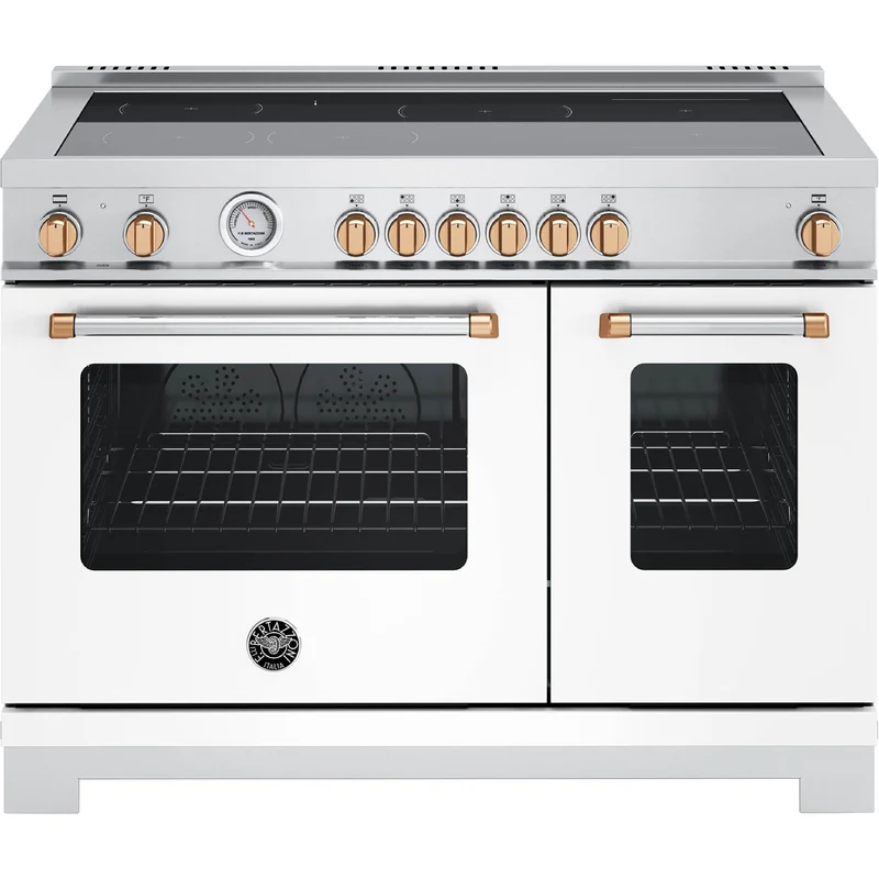 Bertazzoni Cusinière autoportante à induction de 48 pouces avec 6 éléments