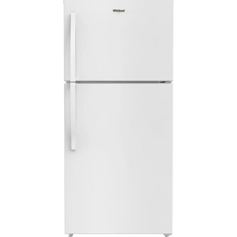 Whirlpool Réfrigérateur à congélateur supérieur de 29,5 po de large avec système de refroidissement Total Coverage WRTX7419SW