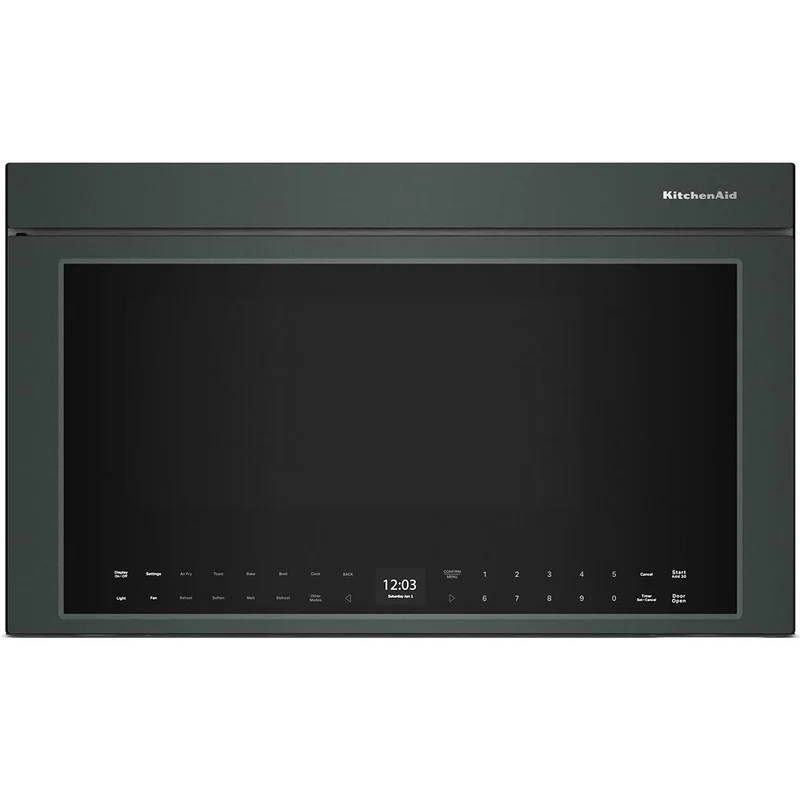 KitchenAid Four à micro-ondes à hotte intégrée de 30 pouces, 1,1 pi. cu. avec technologie Air Fry YKMMF530PJP