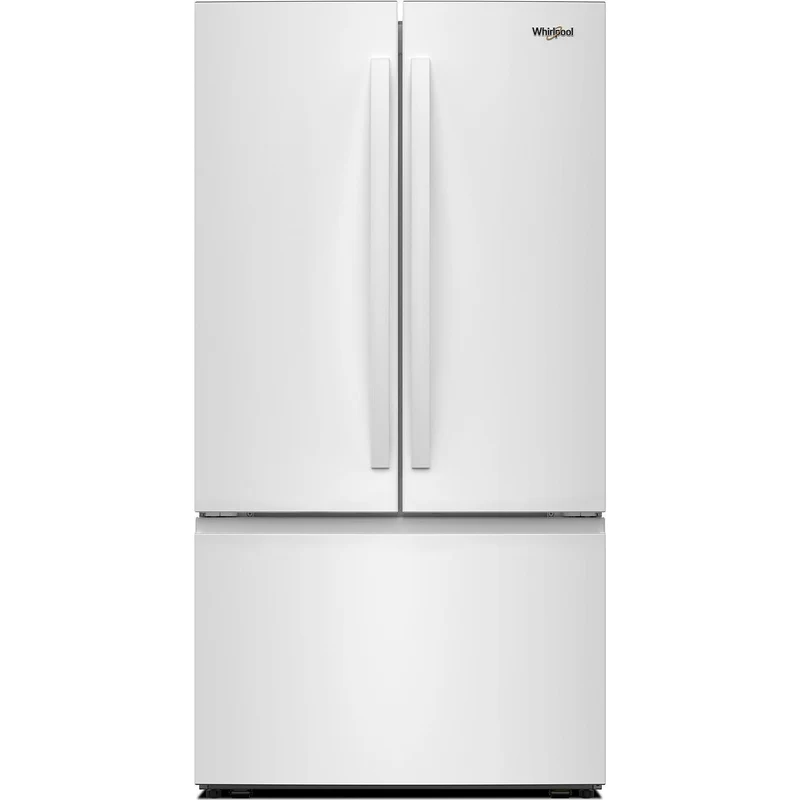 Whirlpool Réfrigérateur trois portes avec porte à deux battants autoportant de 36 pouces, 31 pi. cu. avec distributeur d'eau interne WRFF3336SW