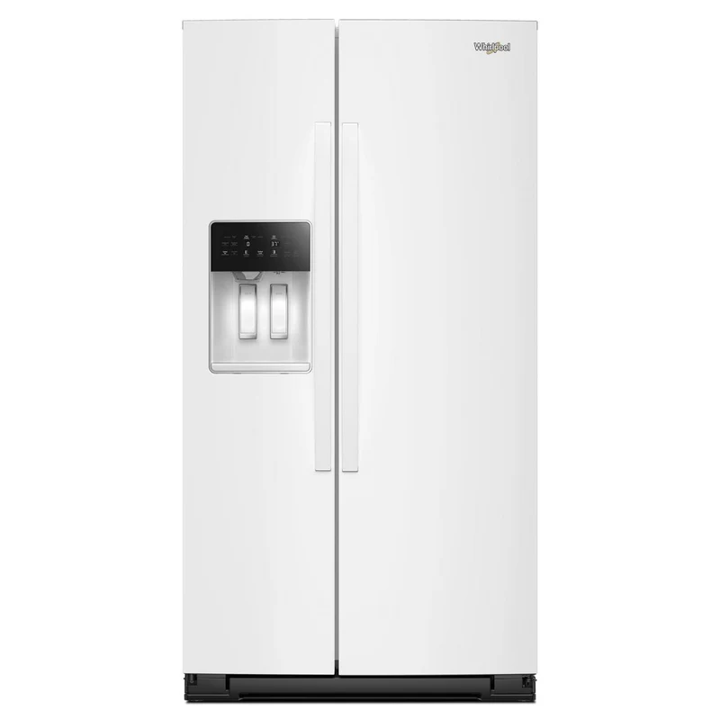 Whirlpool Réfrigérateur côte-à-côte de 36 pouces, 28 pi. cu. avec distributeur d'eau et de glace WRSF5536RW