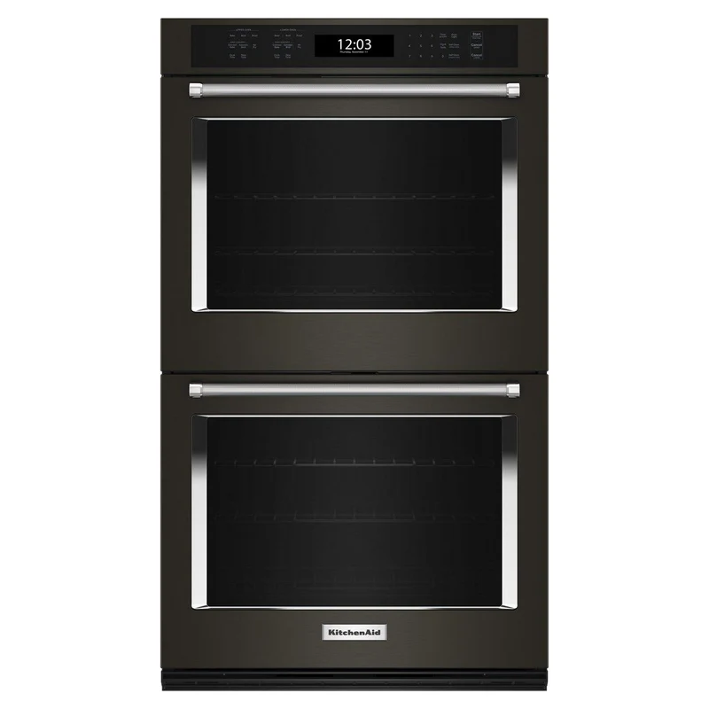 Germain Larivière Fours muraux Four double KitchenAid KOED530PBS - Vente finale - Modèle de plancher - Vendu tel quel