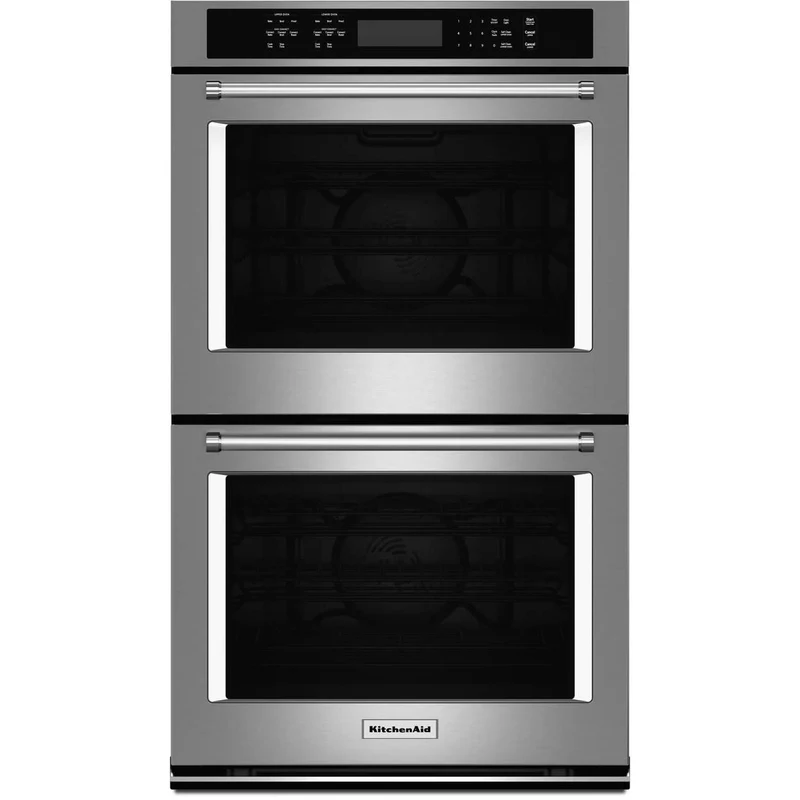 Germain Larivière Fours muraux Four double KitchenAid KODE500ESS- Vente finale- Modèle de plancher -Vendu tel quel