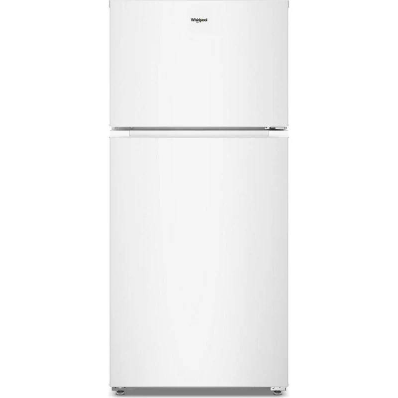 Whirlpool Réfrigérateur de 28 po, 14 pi³, à congélateur supérieur avec système Total Coverage Cooling WRTX3314TW