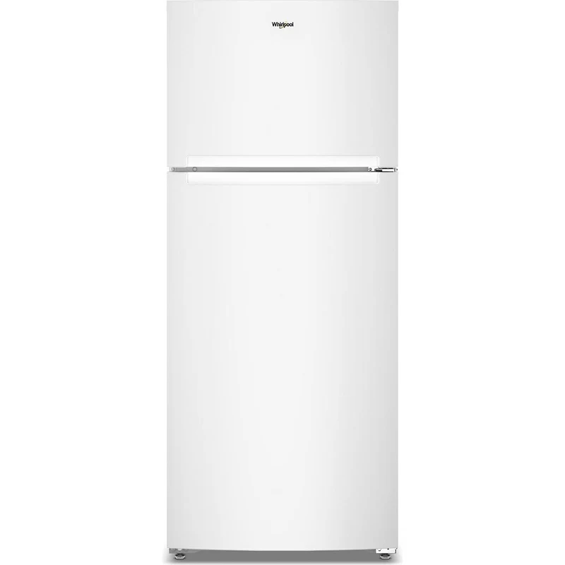 Whirlpool Réfrigérateur à congélateur supérieur de 28 po, 18,0 pi³ avec refroidissement Total Coverage WRTX5118TW