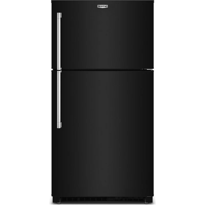 Maytag Réfrigérateur à congélateur supérieur autoportant de 33 pouces, 21,3 pi. cu. avec EvenAir™ Cooling Tower MRTX5121TB