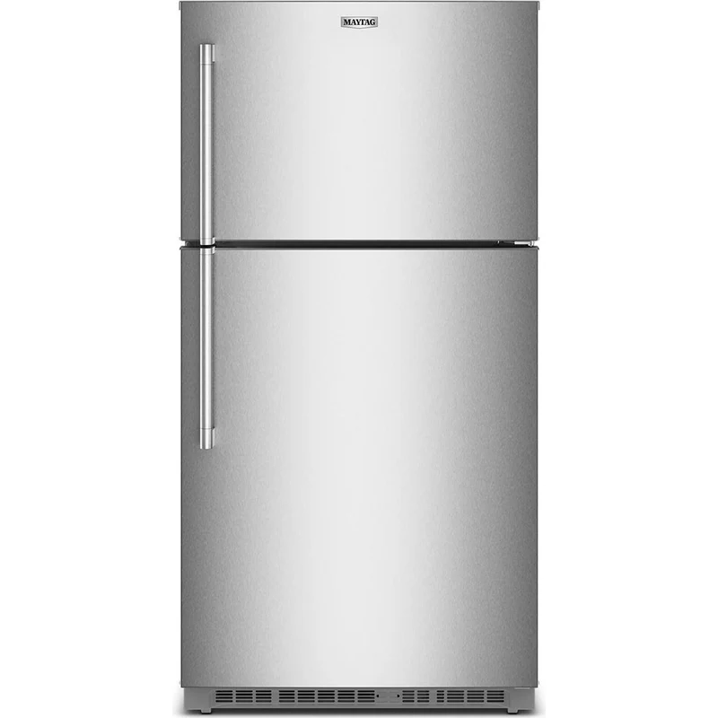Maytag Réfrigérateur à congélateur supérieur autoportant de 33 pouces, 21,3 pi. cu. avec EvenAir™ Cooling Tower MRTX7621TZ