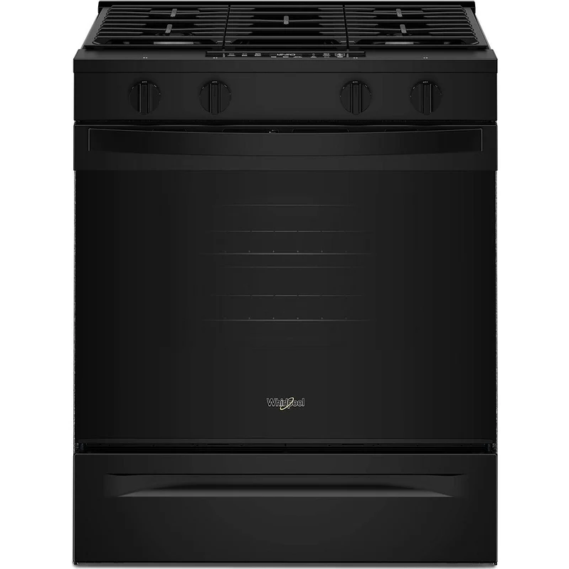 Whirlpool Cuisinière encastrable à gaz de 30 pouces avec Wi-Fi WSGS3330TB