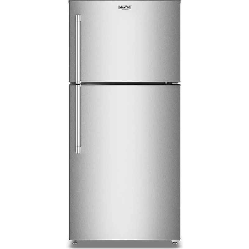 Maytag Réfrigérateur à congélateur supérieur autoportant de 30 pouces, 19 pi. cu. avec EvenAir™ Cooling Tower MRTX5119SZ