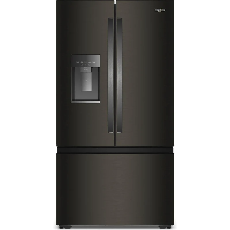 Whirlpool Réfrigérateur trois portes avec porte à deux battants de 36 pouces, 22 pi. cu. avec distributeur d'eau et de glaçons WRFC7036RV