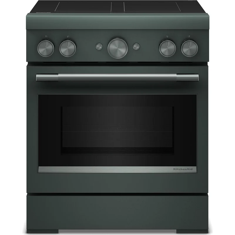 KitchenAid Cuisinière autoportante à induction de 30 pouces avec 4 éléments KFIS930SJP