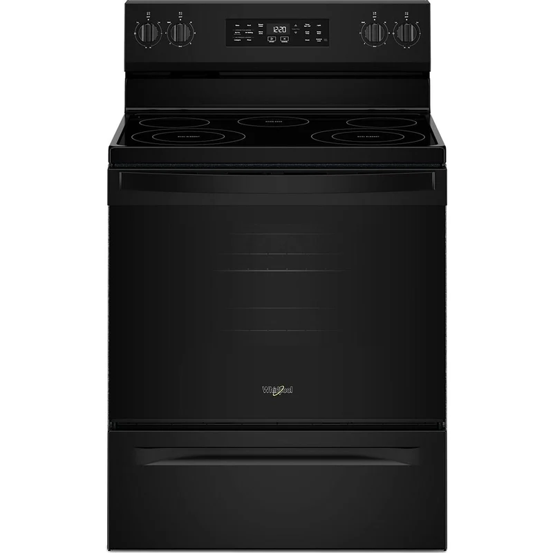 Whirlpool Cuisinière électrique de 30 po avec technologie de cuisson à air et nettoyage à la vapeur YWFES4530SB