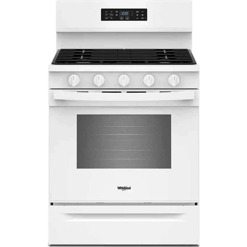 Whirlpool Cuisinière à gaz de 30 po avec technologie de cuisson à air WFGS5730SW