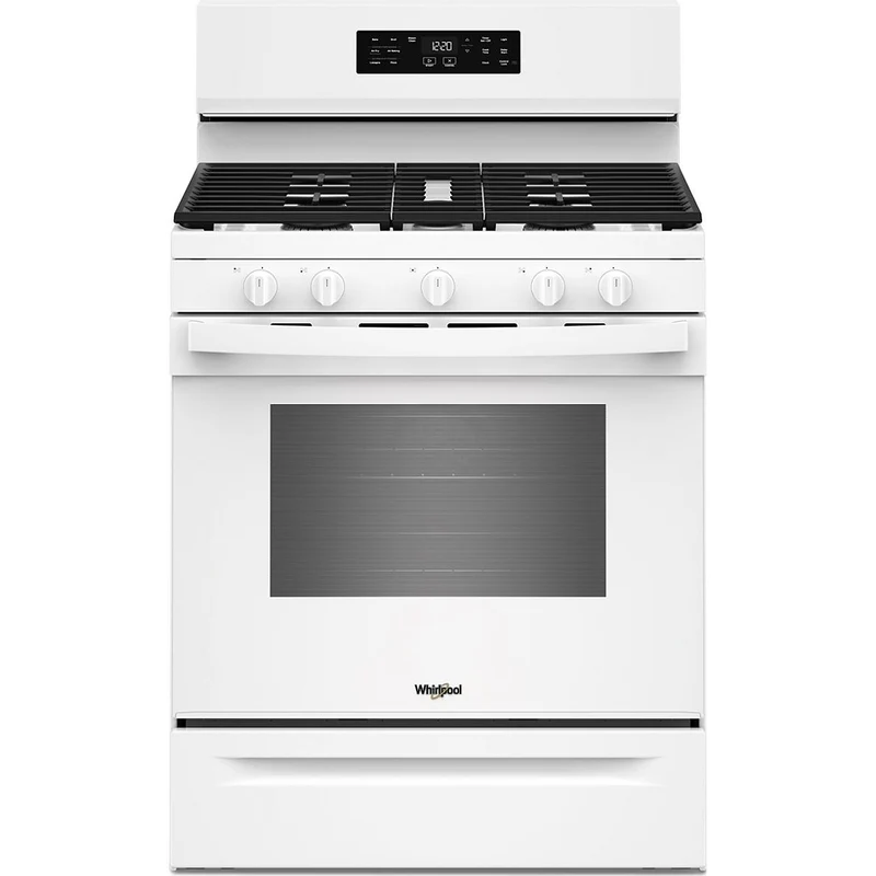 Whirlpool Cuisinière à gaz de 30 po avec technologie de cuisson à air et nettoyage à la vapeur WFGS4530SW