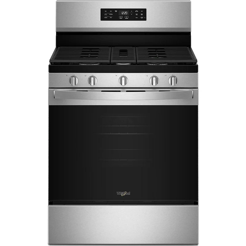 Whirlpool Cuisinière à gaz de 30 po avec technologie de cuisson à air et nettoyage à la vapeur WFGS4530SZ