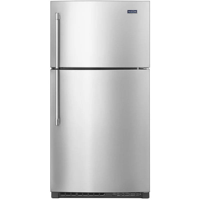 Maytag Réfrigérateur à congélateur supérieur amovible de 33 po, 21.2 pi cu avec machine à glaçons interne MRT711SMFZ