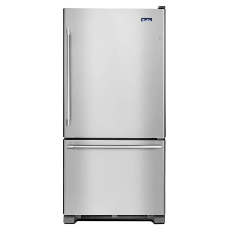 Maytag Réfrigérateur à congélateur inférieur de 33 po, 22.1 pi cu avec distributeur d'eau et de glaçons MBF2258FEZ