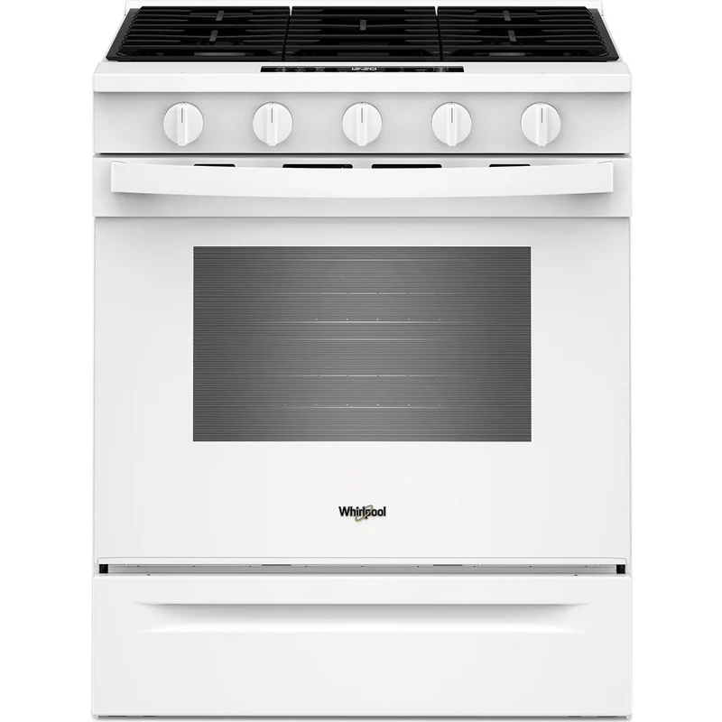 Whirlpool Cuisinière encastrable à gaz de 30 pouces avec Wi-Fi WSGS5030SW