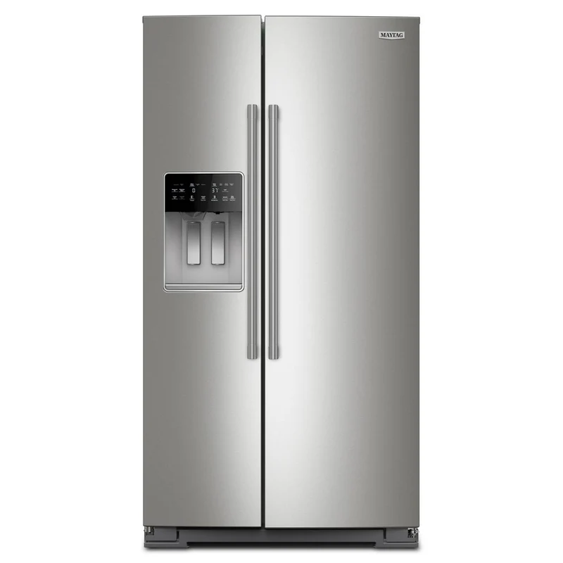 Maytag Réfrigérateur côte-à-côte de 36 pouces, 28 pi. cu. avec distributeur d'eau et de glace MRSF6636RZ