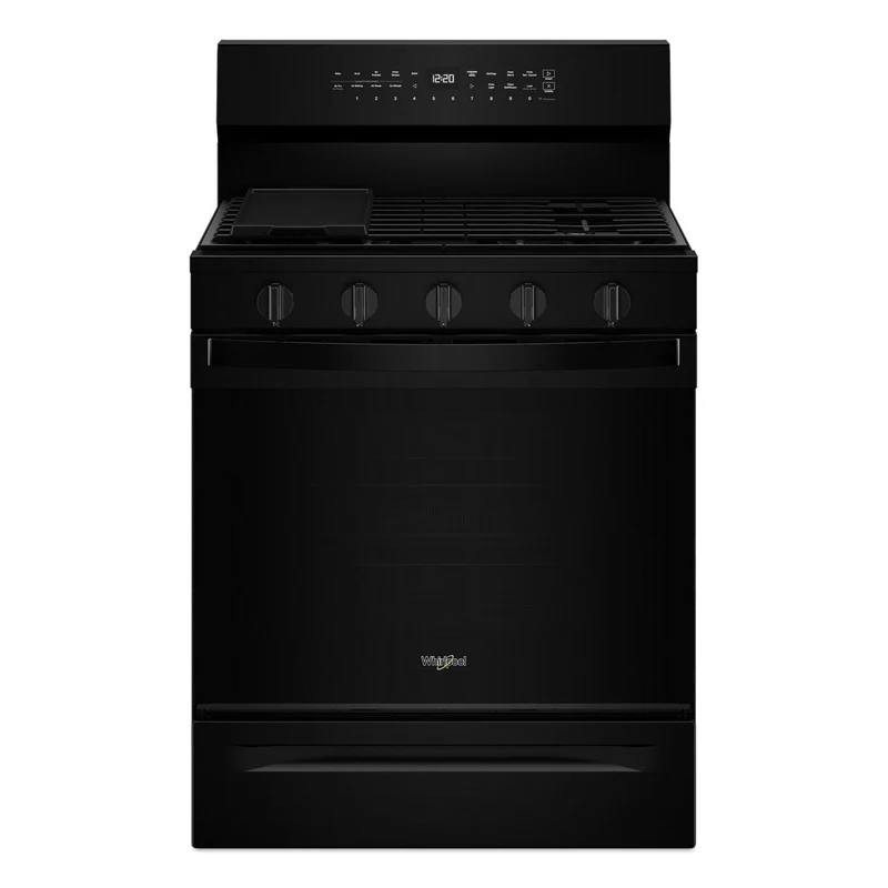 Whirlpool Cuisinière autonome à gaz de 30 pouces avec technologie Air Fry WFGS7530RB