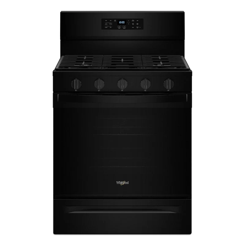 Whirlpool Cuisinière autonome à gaz de 30 pouces avec technologie Air Fry WFGS5030RB