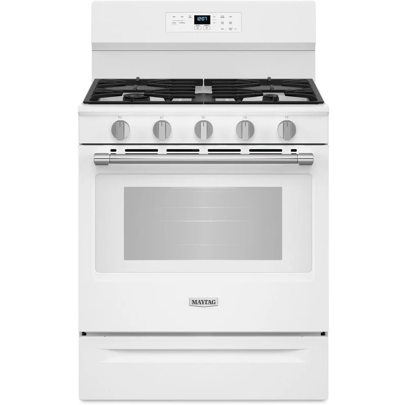 Maytag Cuisinière à gaz amovible de 30 pouces avec technologie convection MFGS6030RW