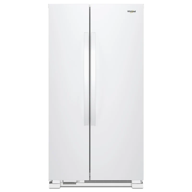 Whirlpool Réfrigérateur côte-à-côte amovible de 33 po, 21.7 pi.cu. avec dégivrage intelligent WRS312SNHW