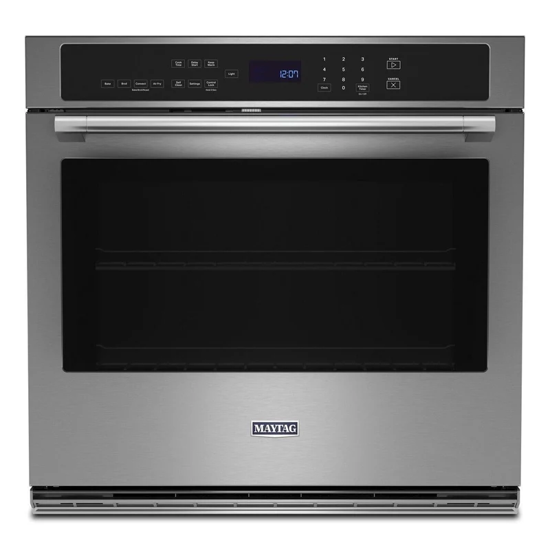 Maytag Four mural encastré simple de 27 po avec convection MOES6027LZ