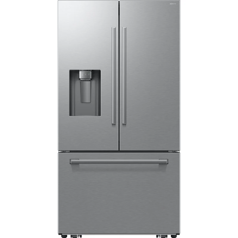 Samsung Réfrigérateur trois portes avec porte à deux battants avec distributeur d'eau et de glaçons RF70H25HERAA