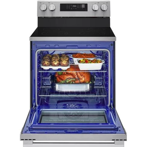 LG Cuisinière autoportante électrique de 30 pouces avec Wi-Fi LREN6321VE