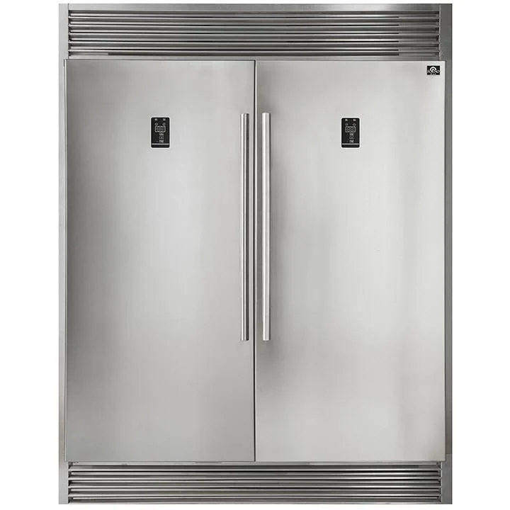 Forno Ensemble de réfrigérateur et congélateur intégré de 60 po., 27.6 cu.ft. avec affichage DEL FFFFD1933-60S