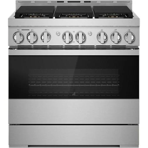 JennAir Cuisinière professionnelle à gaz Noir de 36 po JGRP436HM