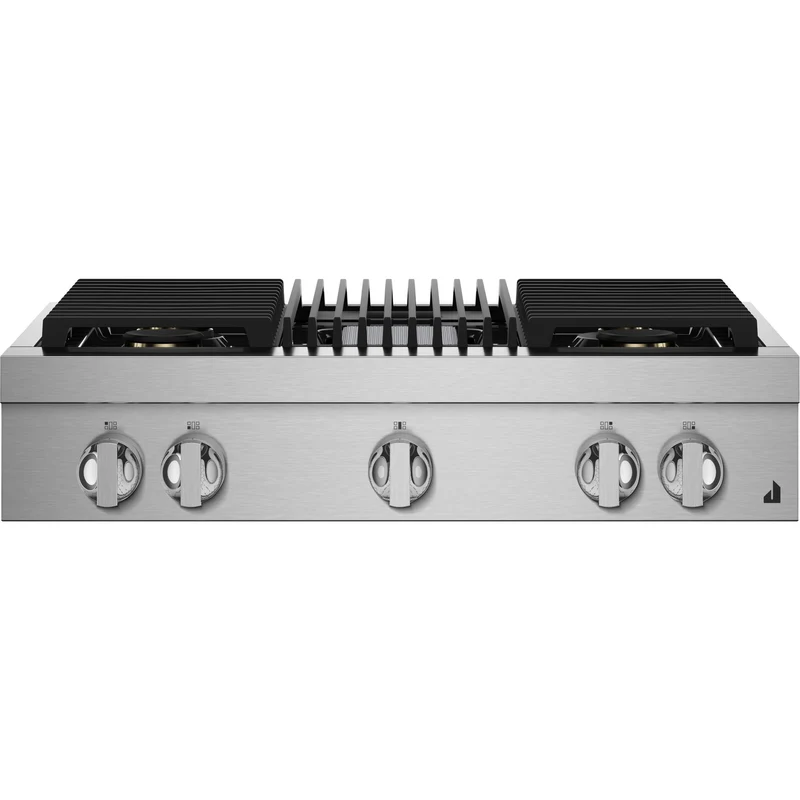JennAir Plaque de cuisson à gaz Noir de 36 po avec gril à gaz JGCP636HM