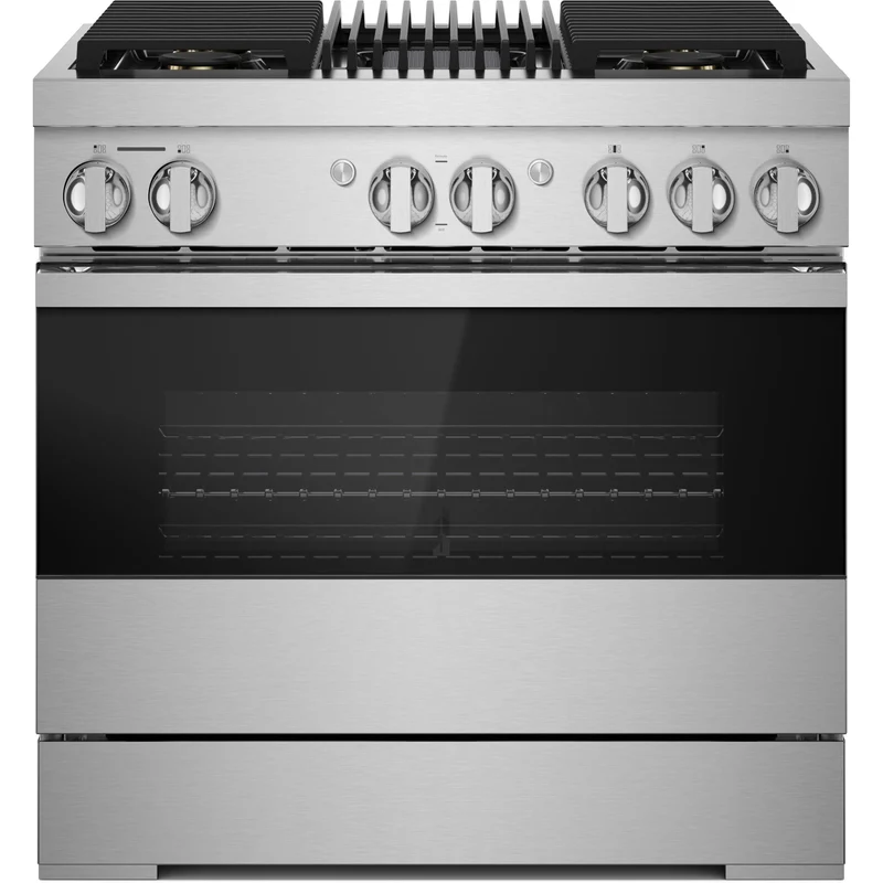 JennAir Cuisinière professionnelle à biénergie Noir de 36 po JDRP636HM