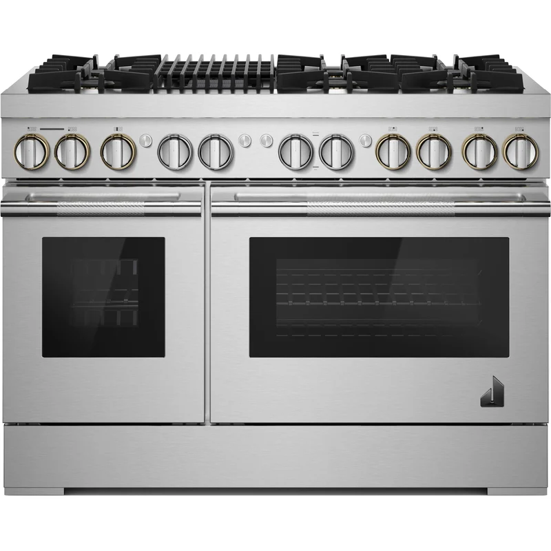 JennAir Cuisinière professionnelle à biénergie Rise de 48 po avec gril à gaz JDRP648HL