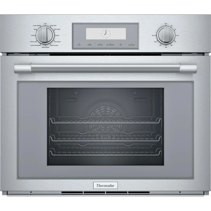 Thermador Four mural encastré de 30 po, 2,8 pi cu avec convection à vapeur PODS301B