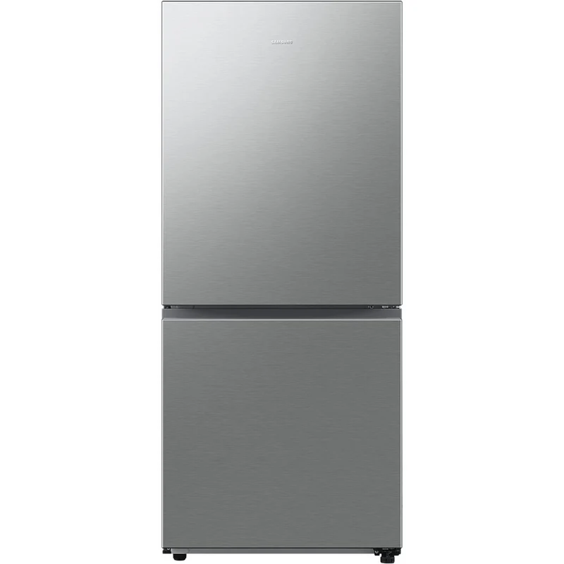 Samsung Réfrigérateur à congélateur inférieur à profondeur de comptoir de 30 po, 16 pi cu avec compression de l'onduleur numérique RB16DG6000SLAA