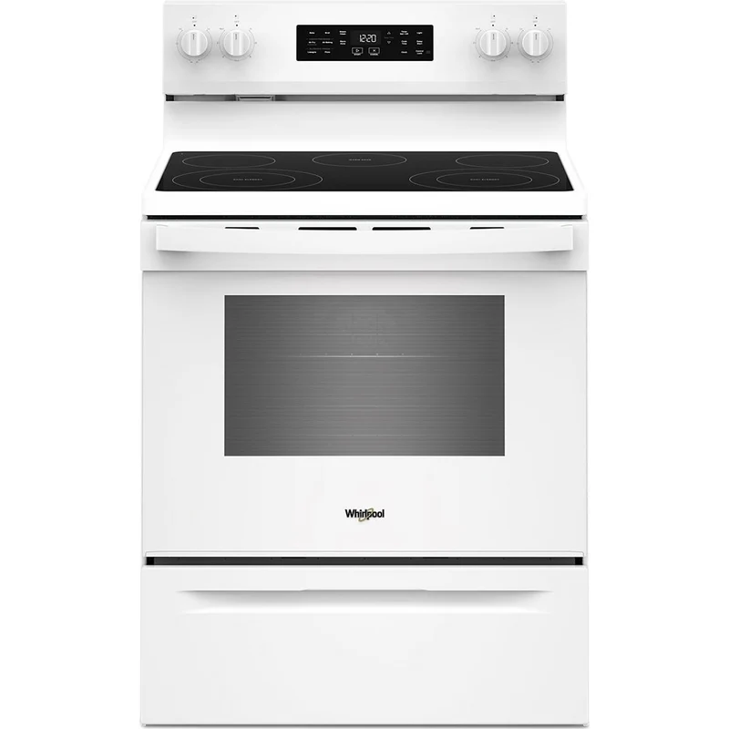 Whirlpool Cuisinière électrique de 30 po avec technologie de cuisson à air et nettoyage à la vapeur