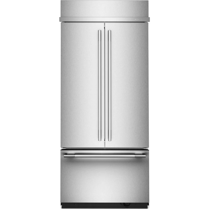 KitchenAid Réfrigérateur 3 portes avec porte à deux battants intégré de 36 pouces, 20,8 pi. cu.