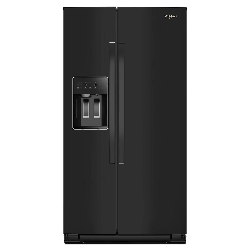 Whirlpool Réfrigérateur côte-à-côte de 36 pouces, 21 pi. cu. avec distributeur d'eau et de glace WRSC5536RB