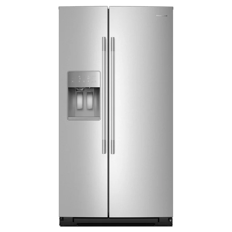KitchenAid Réfrigérateur côte à côte à profondeur de comptoir de 36 pouces, 21 pi. cu. avec distributeur d'eau et de glace